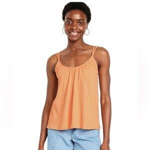 Old Navy Women’s Strappy Tie-Back Tank Top Blossom Petal Plus Size 3X New